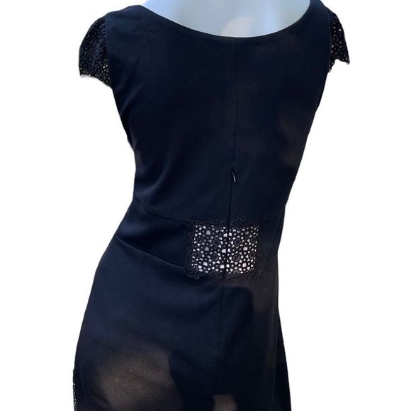 Yoana Baraschi black dress with lace detailing - Picture 5 of 10